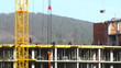 Fast time lapse of tower cranes and construction site Fast time lapse of tower cranes and construction site