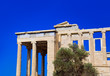 Erechtheum temple in Acropolis at Athens, Greece