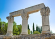 Ruins of temple in Corinth, Greece