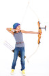 Photo: Teenage Girl Doing Archery Teenage Girl Doing Archery