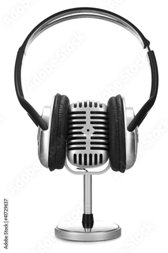 Photo: retro microphone retro microphone