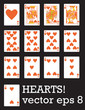 Hearts! Vector eps 8