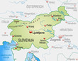map of slovenia with neighboring countries map of slovenia with neighboring countries