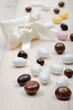 mix of sugared chocolate with favor