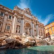 Trevi Fountain (Fontana di Trevi) in Rome - Italy