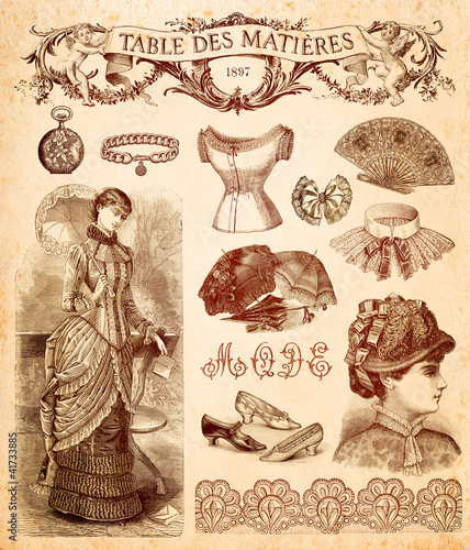 Illustration: Fond Mode 1897 Fond Mode 1897