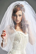 Beauty women in white dress