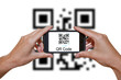 Photo: QR code smartphone QR code smartphone