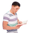 Photo: Man with book Man with book