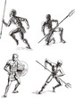 Ancient Gladiator Sketches