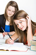 Foto: learning schoolgirl learning schoolgirl