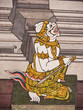 Photo: Hanuman, Mural painting in Thai royal temple Hanuman, Mural painting in Thai royal temple
