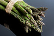 bunch of green asparagus