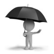3d person with an umbrella 3d person with an umbrella