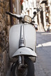 old white scooter