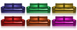 Canapés de couleur