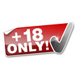 +18 only! Button, Icon +18 only! Button, Icon