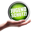 Jugendschutz! Button, Icon