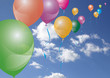 Ballons, Himmel, Party, Fest, Geburtstag Ballons, Himmel, Party, Fest, Geburtstag