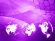world map technology style world map technology style