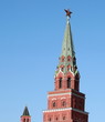 Kremlin tower on sky background Kremlin tower on sky background