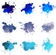 Blue paint splat Blue paint splat