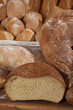 pane cotto al forno, assortimento