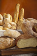 pane cotto al forno, assortimento