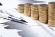 business chart, coin business chart, coin