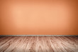 wall and wooden oak floor interior design or background