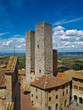 Twin towers in a medieval city, tuscany, italy Twin towers in a medieval city, tuscany, italy