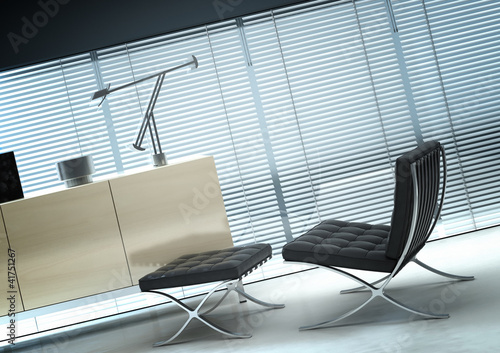 Illustration: Modern Luxury Loft / Office Interior Modern Luxury Loft / Office Interior