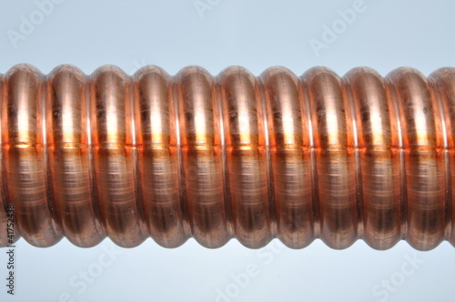 Photo: Corrugated copper tube Corrugated copper tube