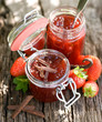 Erdbeermarmelade mit Schokolade