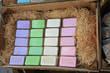 Bars of soap on a French market Bars of soap on a French market