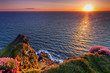 Cliffs of Moher at sunset in Co. Clare, Ireland