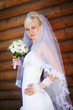 Bride with bouquet