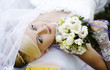 Bride with bouquet