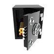 Gold deposited in the safe