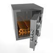 Gold deposited in the safe