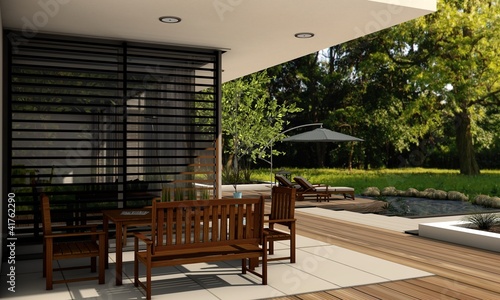 Illustration: terrasse terrasse