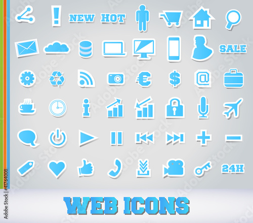 Vector: Icons Set for Web Applications Icons Set for Web Applications