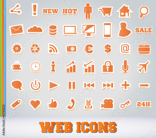 Vector: Icons Set for Web Applications Icons Set for Web Applications