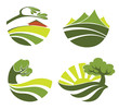vector collection of landscape symbols