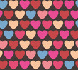 hearts background vector