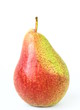 ripe juicy pear on white background ripe juicy pear on white background