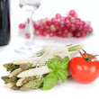 Grüner und weißer Saprgel