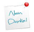 Zettel nein Danke