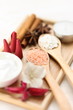 Bath salts and massage cream