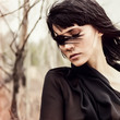 portrait of a sensual woman in the woods portrait of a sensual woman in the woods